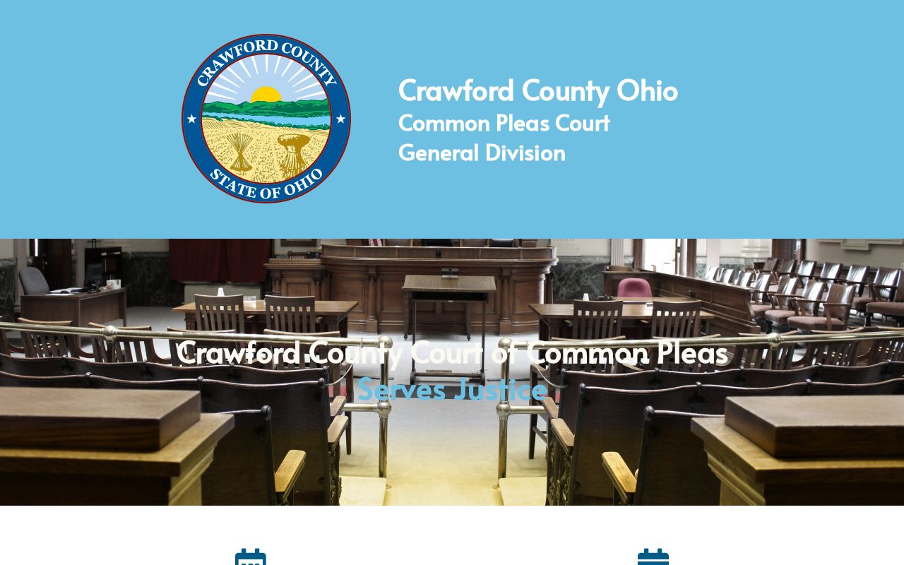 Crawford County criminal docket Common Pleas case inquiry page