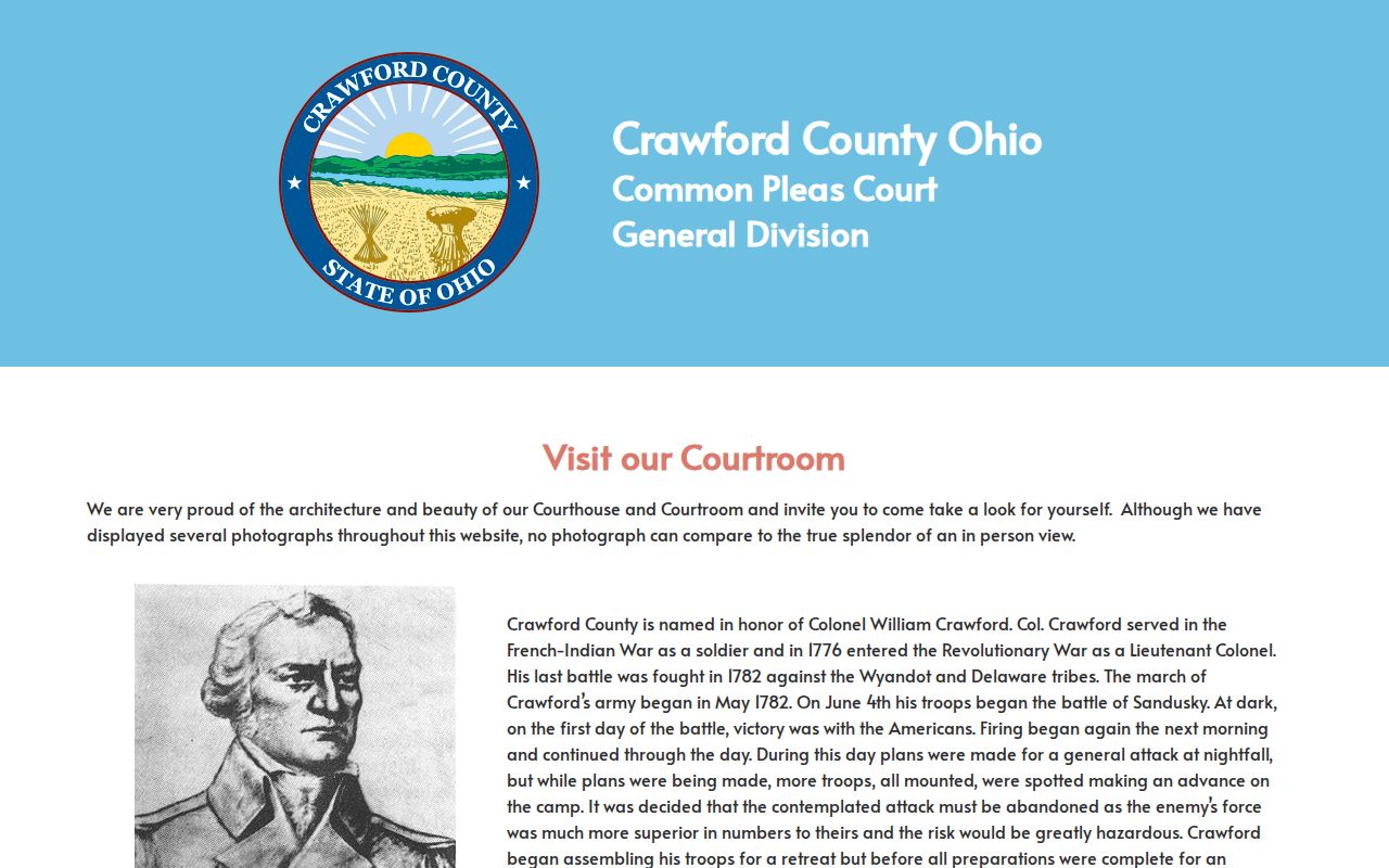 Crawford County court docket Common Pleas courtroom